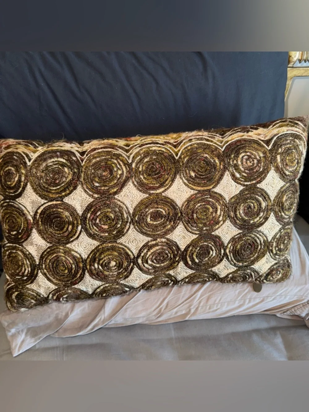 Pier 1 Accent Throw Pillow Brown Tan